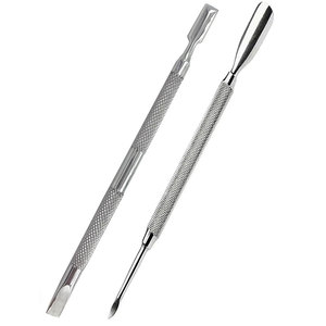 Pousse-cuticules et coupe-cuticules double extrémité Morje Surgical en acier inoxydable réutilisable de haute qualité pour le nettoyage des ongles et l'élimination des peaux mortes - Product Image 6