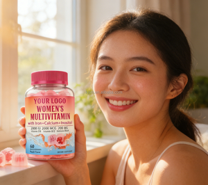 Multivitamine gummies met alg, calcium, ijzer, foliumzuur, biotine en vitaminen voor vrouwen - Product Image 1