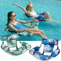 Siège flottant gonflable pour piscine, bateau, hamac aquatique pour adulte, radeau de loisirs, chaise de repos pour les vacances, en PVC