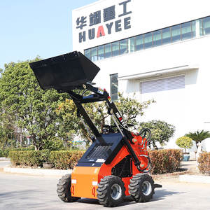HUAYEE Günstige neue kleine Mini-Bagger lader Erd bewegungs maschinen Kleine Garten-LKW-Rad Kompakt lader Bagger lader - Product Image 6