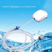 Pompe à bulles d'air pour aquarium Accessoires pour pompe à poissons Tuyau/tube souple en silicone transparent pour oxygène