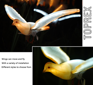 Lampe <span class=keywords><strong>de</strong></span> jardin extérieure Dynamic Pigeon avec indice d'étanchéité IP65 pour les décorations <span class=keywords><strong>de</strong></span> Noël, d'Halloween et du Nouvel An - Product Image 6
