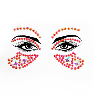 สติกเกอร์รูป<span class=keywords><strong>ผีเสื้อ</strong></span>ประดับคริสตัลอะคริลิค กันน้ำ สำหรับตกแต่งใบหน้า ลายสายรุ้ง สำหรับงานปาร์ตี้ - Product Image 4