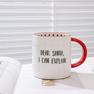 Tasse à café à pois créative de haute apparence, design personnalisé, tasse en céramique anglaise de grande capacité pour le bureau et la maison - Product Image 4