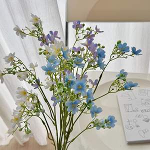 S546 <span class=keywords><strong>Fiori</strong></span> Artificiali Stile Ins, Gypsophila e Dafne per Decorazioni Domestiche e Allestimenti Scenografici per Matrimoni - Product Image 3