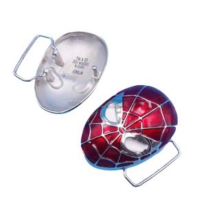 Boucle de ceinture en alliage de zinc motif Spider-Man, rouge, 3D, style sportif - Product Image 5