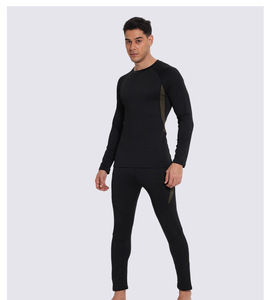 Ensemble de <span class=keywords><strong>sous</strong></span>-vêtements thermiques longs extensibles/élastiques pour hommes, pour l'hiver, pour évacuer l'humidité, <span class=keywords><strong>ski</strong></span>/randonnée - Product Image 2
