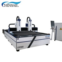 Pemotong laser 2 kepala kecepatan tinggi terbaik 1500w 2000w 3000w 6000w 120000w maksimal mesin pemotong serat laser harga
