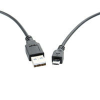 Câble de charge de données Android V8 noir d'usine, 5 mètres, USB vers micro USB