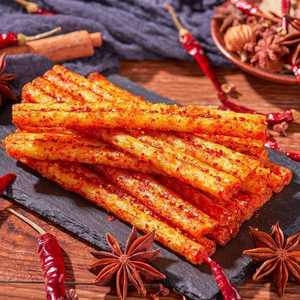 Fabbrica Cinese di Snack al Grano Piccanti OEM |   Autentici Bastoncini Latiao in Confezione |   Snack Asiatico Piccante e Saporito da 52g per Vendita all'Ingrosso/al Dettaglio - Product Image 5