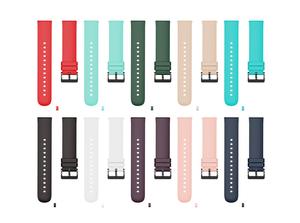 Correas de reloj deportivo de 20mm de liberación rápida de varios colores, reemplazo de logotipo personalizado, correa de reloj de silicona resistente al agua para <span class=keywords><strong>Amazfit</strong></span> <span class=keywords><strong>GTS</strong></span> - Product Image 2