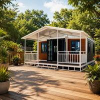 Maison conteneur pliable Jiezhu à double aile extensible, épaissie et respirante, avec chambre et salle de bain pour usage en dortoir