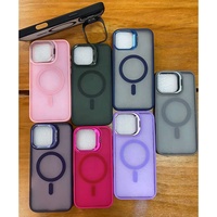 Téléphone portable Aimant Aspiration Protecteur Couverture Funda Cas Pour iPhone 11 12 mini 13 14 Plus 15 16 Pro Max