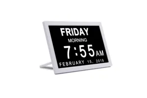 10.1inch Big Size Wall Clock Digital LCD Wall Clock Wall Calendar Alarm Digital Dementia Clock