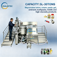 Mélangeur Homogénéisateur à Vapeur HUAJIETEC pour la Fabrication de Pommades, Gels, Dentifrices, Crèmes et Mayonnaise