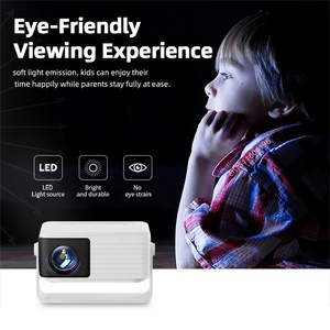 Proyector AUN 2026 para Niños con Protección Ocular, Compatible con iPhone, Duplicación de Pantalla por Cable, 720P HD, Mini Cine en Casa, Portátil, Multimedia - Product Image 6