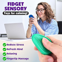 Jouet sensoriel en pierre pour enfants autistes, pierre anti-stress douce, jouet éducatif texturé en silicone pour soulager l'anxiété, petits prix