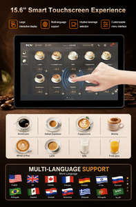 เครื่องจำหน่ายกาแฟอัตโนมัติเต็มรูปแบบ พร้อมหน้าจอสัมผัสหลายภาษา รองรับการชำระเงินอัจฉริยะ เหมาะสำหรับสำนักงาน โรงแรม และร้านค้าปลีก - Product Image 2