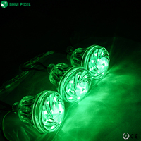 Lampes LED à pixels RVBW intelligentes programmables SHIJI DC24V 60mm UCS7604, 65536 niveaux de gris, adressables, type cabochon