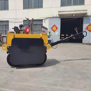 Changchai 500kgs đi bộ phía sau rung đường lăn mini đôi Trống máy Đầm để bán - Product Image 2