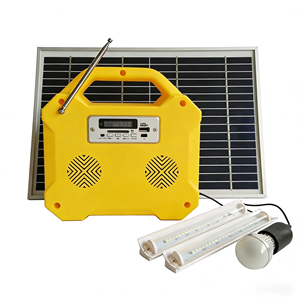 Kits d'éclairage solaire portables miniatures pour le <span class=keywords><strong>camping</strong></span> en plein air et système d'énergie solaire avec haut-parleur Bluetooth et radio - Product Image 3
