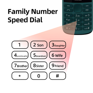 Originale Noki-un 215 4G Feature Phone 2.4 pollici Radio FM 1150mAh Bettery Dual SIM pulsante di tipo telefono <span class=keywords><strong>cellulare</strong></span>-porta C - Product Image 5