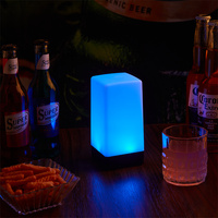 Ktv Mini lampe de Table Led, éclairage de fête, lampe lanterne avec abat-jour en verre, décoration de café, lampe de Table Led
