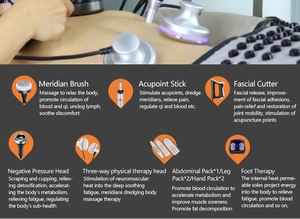 เครื่องมือบำบัดเท้า6 + เครื่องตรวจแม่เหล็กสำหรับช่องท้องอุปกรณ์ดาวสำหรับบรรเทาอาการปวด - Product Image 3