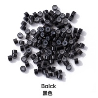 Vente en gros 5030 anneau d'extension de cheveux 500 pièces/bouteille boucle de cheveux anneau en silicone en aluminium silicone micro perles