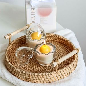 Creative Design Home Decorative Clear Glass <strong>Egg</strong> Cup Aromatherapy <strong>Candles</strong> - Product Image 1