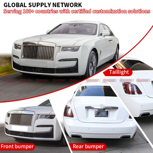 ชุดแต่ง PP+เหล็ก คุณภาพสูง รุ่นที่ 4 สำหรับ Rolls Royce Ghost ชิ้นส่วนกันชนหน้า-หลัง สเกิร์ตข้าง และท่อไอเสีย - Product Image 3