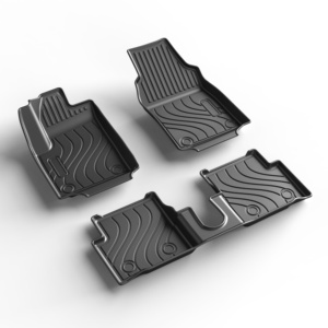 <span class=keywords><strong>Tappetini</strong></span> Auto 3D in TPE Impermeabili Spessi 3,5mm con Motivo a Quadri, Set Completo, Miglior Prezzo ODM OEM per Fiat ABARTH 2025 - Product Image 2