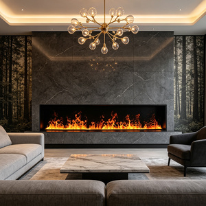 Cheminée électrique Inno-Fire 72 pouces avec simulation de <span class=keywords><strong>flamme</strong></span> et vapeur d'eau - Product Image 3