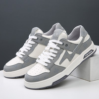 Chaussures de luxe personnalisées avec logo, chaussures de créateur pour hommes, cuir blanc vulcanisé, baskets rétro sportives décontractées, chaussures confortables et respirantes