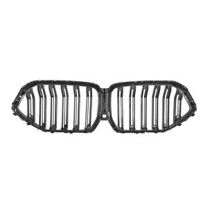 Grille centrale de pare-chocs avant en fibre de carbone sèche à double lamelles pour Bmw 2020 2021 <span class=keywords><strong>2022</strong></span> 2023 X6 G06 X6M Grill - Product Image 3