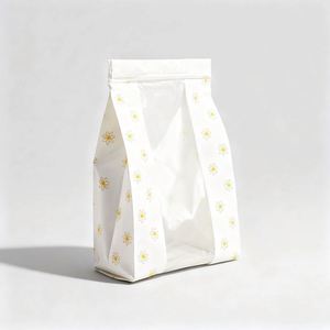 Disposable Food Grade Art Paper Bread Package <b>Bag</b> for Sweet Shop, Bakery Shopping With Customized Design - Product Image 1