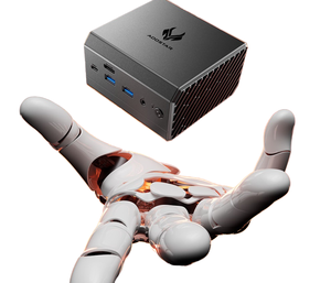 Nuevo Mini <span class=keywords><strong>PC</strong></span> AMD Ryzen AI 9 HX370, DDR5 64GB, SSD de 1TB, OCuLink, LAN Dual, WiFi7, IA <span class=keywords><strong>para</strong></span> Juegos, Windows 10 Pro, Escritorio - Product Image 1
