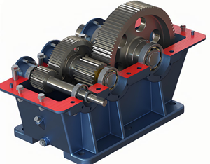 Hộp số truyền động xoắn ốc 3 cấp tùy chỉnh dòng H, công suất lớn 2.52-5366kw - Product Image 1