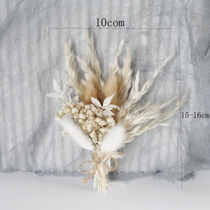 Bouquet di Fiori Secchi Mini con Steli, Fiori Secchi Boho per Decorazioni Fai-da-Te, Mazzi di Fiori Secchi per Matrimoni - Product Image 6