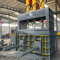 Presse à balles verticale hydraulique pour recyclage de métaux, alliages d'aluminium, ferraille et déchets de moteurs, haute efficacité