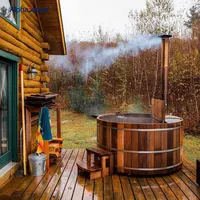 Cedar Wooden Bathtub, Outdoor Hot Tub, Spa Sale