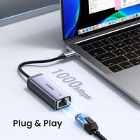 UGREEN Station d'extension Type-C, Hub USB multifonctionnel Thunderbolt 4 avec projection d'écran et adaptateur d'interface