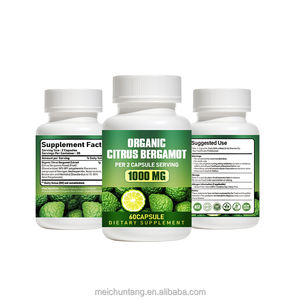 Hoogpolifenolische biologische citrusbergamot supplement 1000mg citrusbergamot extract voor hart- en cholesterolgezondheid bergamot capsule - Product Image 1