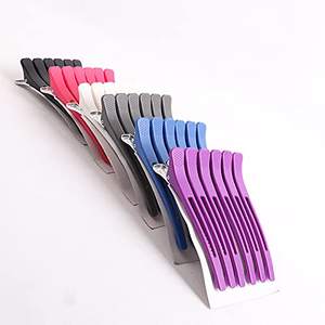 Prix d'usine En Gros Coloré Salon <span class=keywords><strong>Coupe</strong></span> De <span class=keywords><strong>Cheveux</strong></span> <span class=keywords><strong>Frange</strong></span> Clip En Plastique Canard Bill Épingle À <span class=keywords><strong>Cheveux</strong></span> Accessoires - Product Image 3