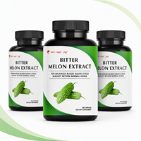 Complément d'extrait de melon amer naturel - Soutient la fonction pancréatique et l'équilibre sanguin sain, 100 capsules
