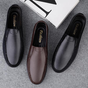 YIHE <span class=keywords><strong>MD</strong></span>-016 男士办公职业正装鞋一脚蹬舒适增高乐福鞋高跟真皮鞋面秋冬 - Product Image 2