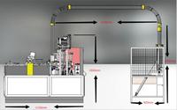 Ligne de production automatique de gobelets à café jetables Yongbo YB-S180 avec PLC, pompe, boîte de vitesses, roulement, 120-150 pièces/min, revêtement PE, 2-16 oz, formage de papier