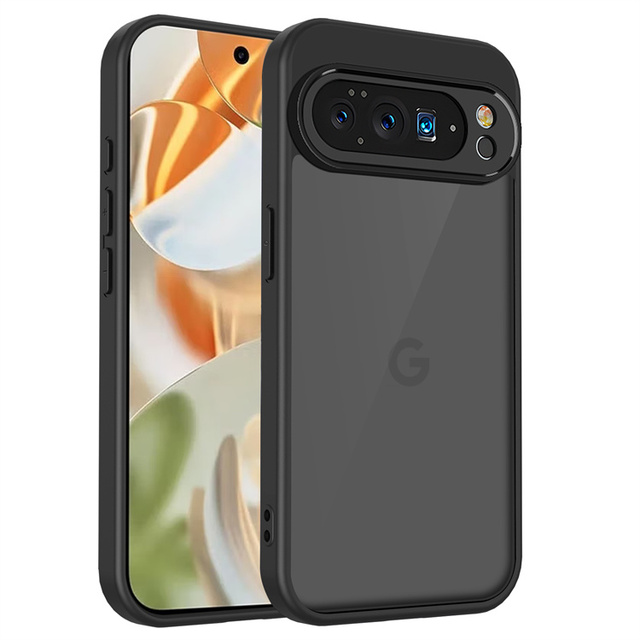 Matte Skin-friendly Mobile Phone Case 2 in 1 Shockproof Cover for Google Pixel 10a/10 Pro XL/10 Pro/10/9a