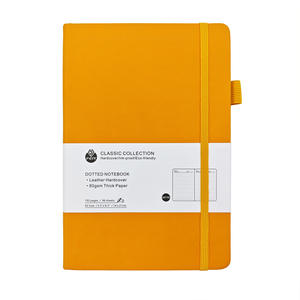 Carnet A5 personnalisé en cuir PU rigide avec élastique, lignage horizontal, haute qualité, idéal pour le bureau et l'école (vente en gros) - Product Image 6