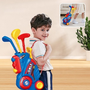 Samtoy 17Pcs Interactive Outdoor Play Game Sport Ball Toy Portable Handcart Aim Swing Push Rod Kids Golf <span class=keywords><strong>Club</strong></span> Set - Product Image 3